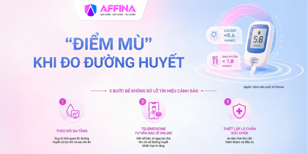 “ĐIỂM MÙ” KHI ĐO ĐƯỜNG HUYẾT — BẠN ĐÃ BIẾT CHƯA? 🩸