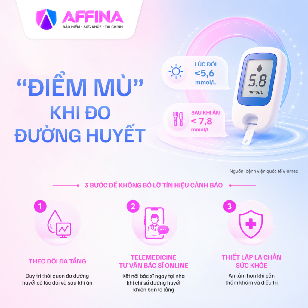 điểm mù khi đo đường huyết: chỉ số đường huyết nói lên điều gì