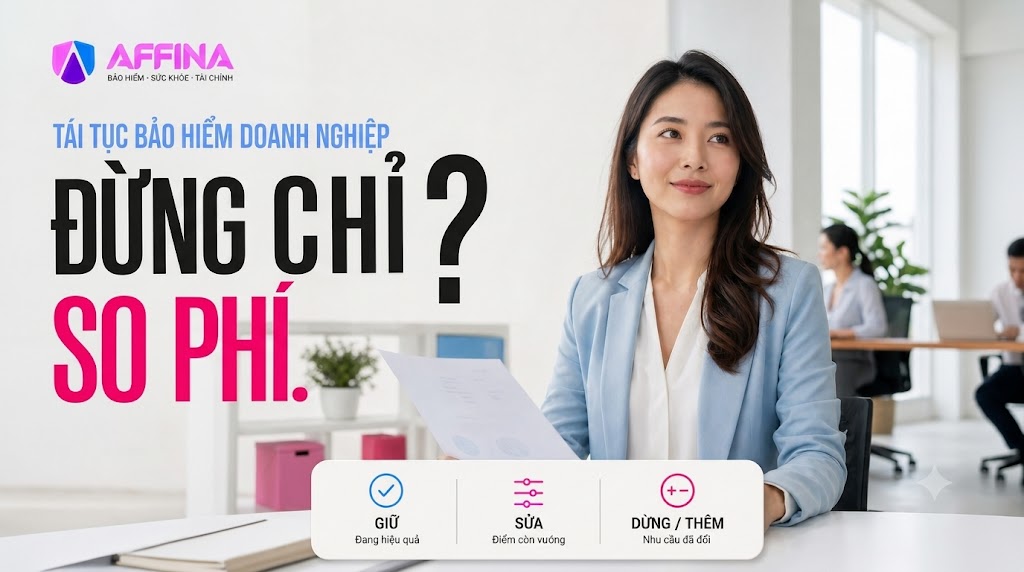 Tái Tục Bảo Hiểm Doanh Nghiệp: Khung Đánh Giá 3 Bước Tối Ưu Chi Phí