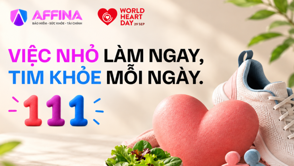 Ngày Tim Mạch Thế Giới 29/9: Những Điều Nhỏ Nhắn Làm Trái Tim Khỏe Khoắn